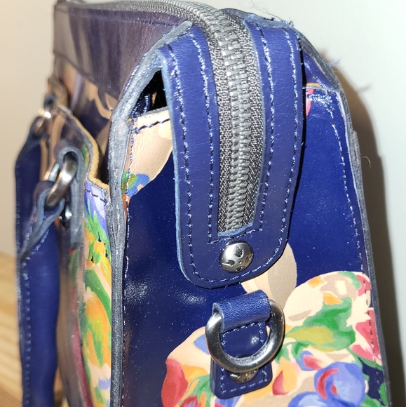 🌺Beautiful Patricia Nash Josselin Leather Satchel - Picture 7 of 16